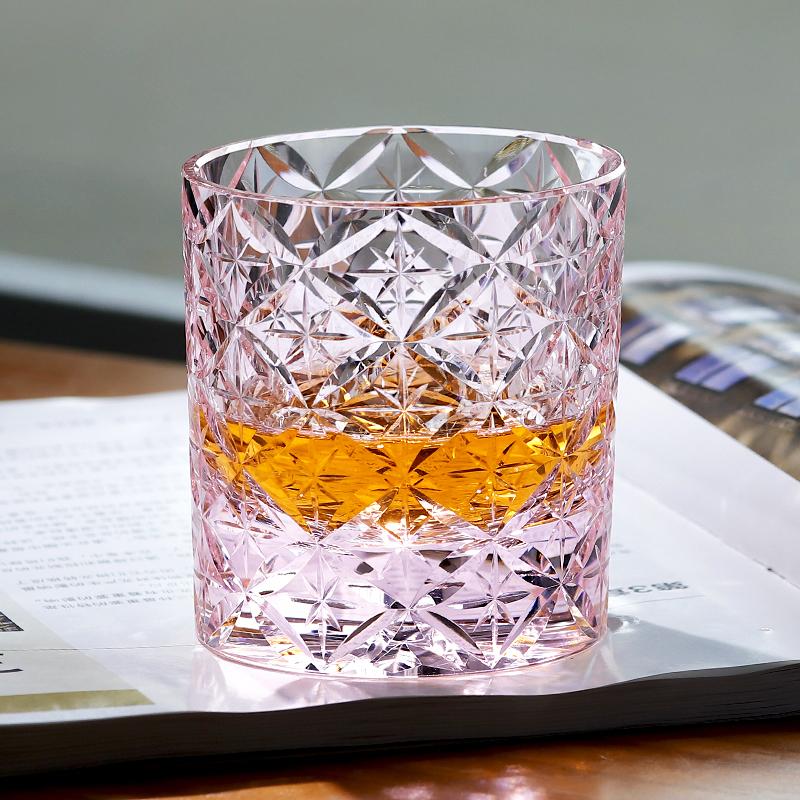 K9 Crystal Starry Sky Whiskey Cup Starlight Edo Kiriko Hand Engraving Heavy Whisky Rock Liquor Wine Glasses Xo Tumbler Gift Box