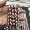 1String, Multi-colored Natural Freshwater Pearls, Boho Handmade Round Pearl Beads for Jewelry Making DIY Crafts (Beads 5-6mm, Length 36cm)