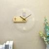 Modern Glass Wall Clock Decorative Wall Watch Silent Aesthetic Clocks Minimalist Elegant Living Room Watches Room Ornaments