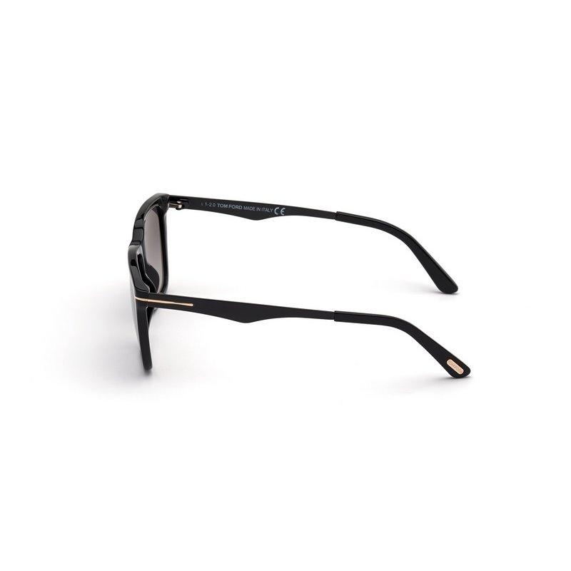 Tom Ford Garrett Azetat Quadratische Sonnenbrille Herren Sonnenbrille Schwarz FT0862