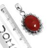 925 Sterling Silver Pendant Women Gemstone Handmade Jewelry Friendship Day Gift Malachite Moonstone Rose Quartz Red Stone Smoky Topaz Tiger Eye