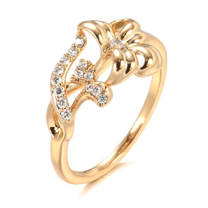 

Кольцо с кристаллами в форме цветка цвета розового золота для женщин, натуральный циркон, винтажное свадебное украшение на каждый день, изысканный подарок для девушек 7