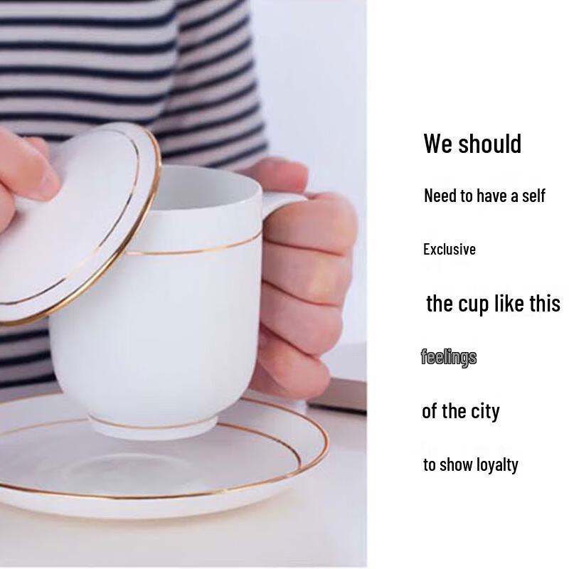 Ceramic Bud Cup with Saucer