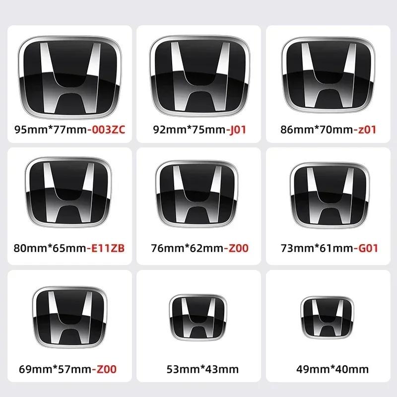 Car Logo Grille Trunk Steering Wheel Emblem Replace Decoration Sticker For Honda Odyssey Spirior CR-V Civic HR-V City Accord