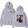 Japanese Dandadan Printed Hoodie Women Casual Harajuku High Street Y2K Long Sleeve Fleece Autumn Winter Pullover Sweatshirts