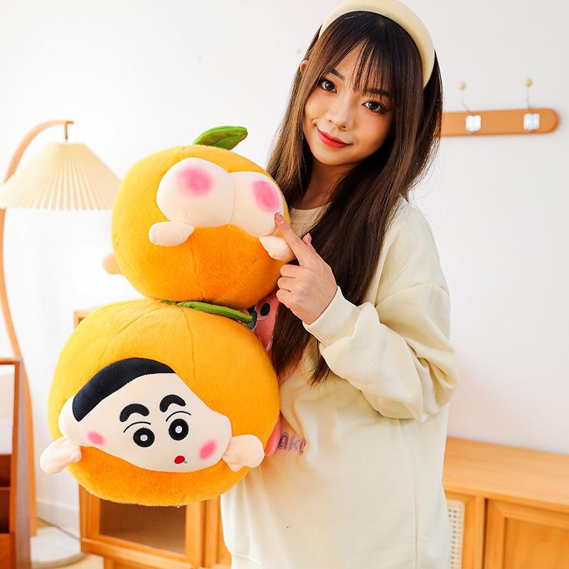 

Shinchan Crayon Orange Plush Toy Cartoon Character Stuffed Doll Funny Cute 30cm/11.81in
