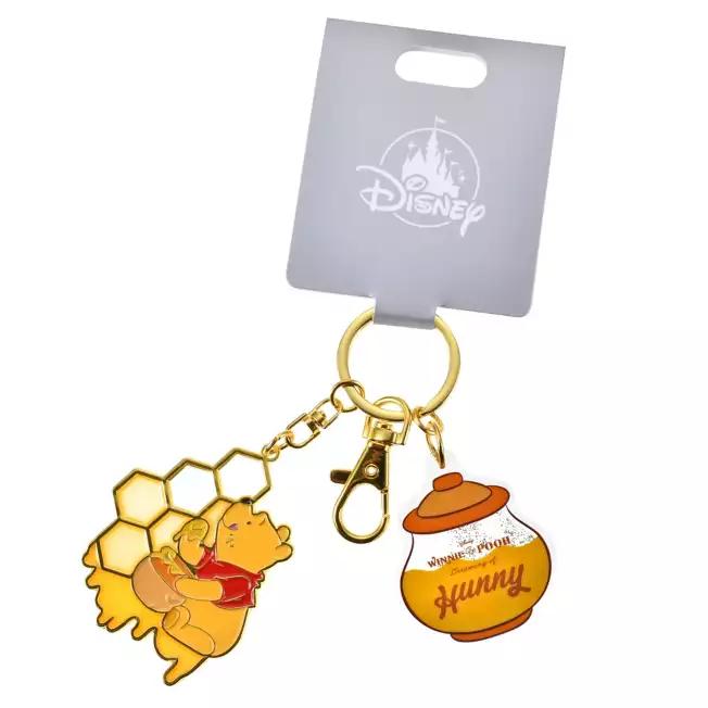 

DISNEY Water In Keychain Winnie the Pooh HONEY DAY Japan NEW Disney Store