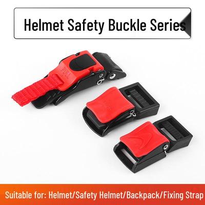 Universal Electric Motorcycle Safety Helmet Buckle - Three-Section Insert Pin Accessory for Electric Bicycle Helmets
