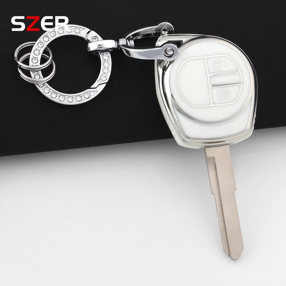 Tpu Car Remote Key Case Cover Shell For Suzuki Swift Sx4 Liana Aerio Jimny Samurai Amagatarai Grand Vitara Auto Fob Keychain