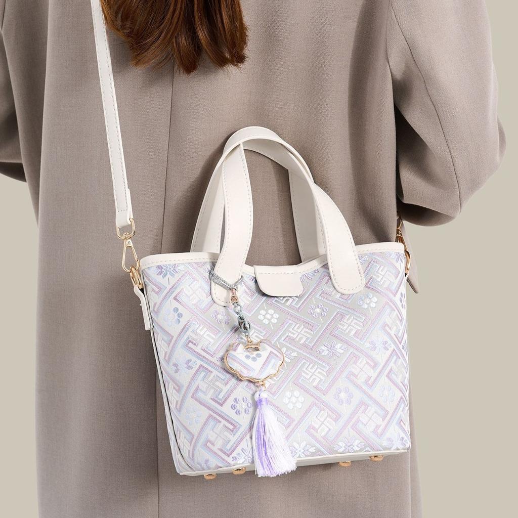 Women's Bag Simple Vegetable Basket Bag Women's Versatile Portable Shoulder Messenger Bag