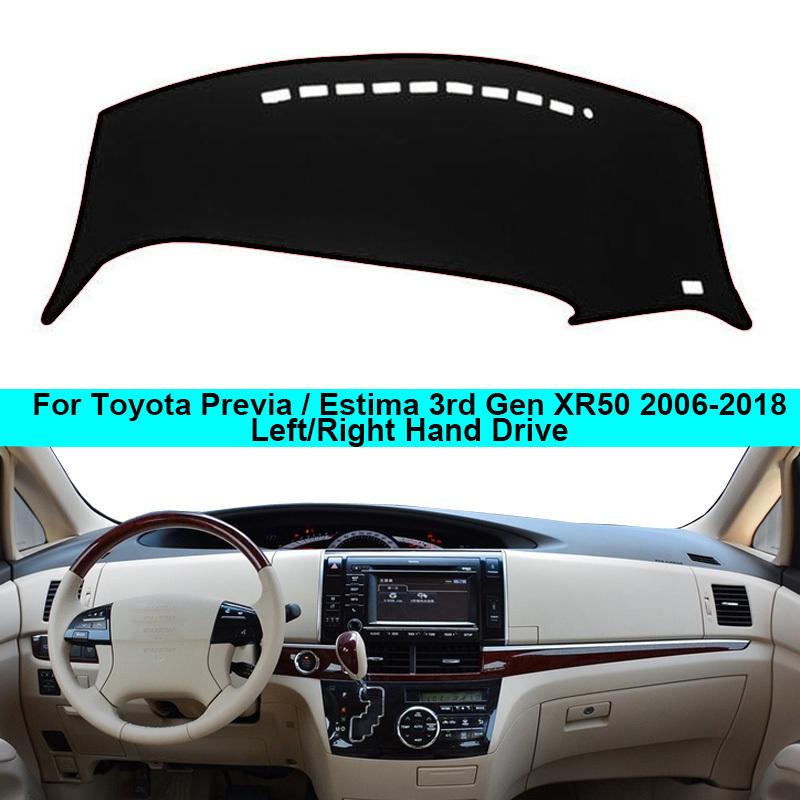 For Toyota Previa / Estima 2006 - 2018 Car Dashboard Cover Dashmat Dash Mat Carpet Cape 2 Layers Sun Shade Dash Board Cover