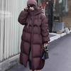 Down Cotton-padded Jacket Thick and Loose Korean Long Winter Cotton-padded Jacket That Reaches The Knees