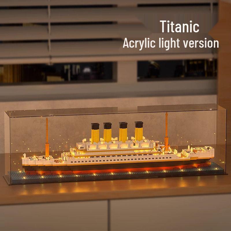 Titanic Cruise Ship Compatible Lego Bricks Desktop Ornament Toy