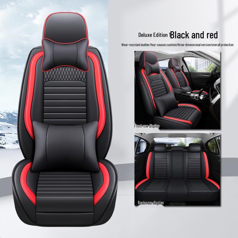 Buick Excelle GT/XT 2021 Lädersätesskydd för 13/14/15-modeller - Fullständigt skydd, Design för fem säten