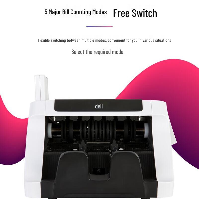 Deli Portable Rechargeable Banknote Counter