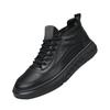 Black Fashion Board Shoes New Spring and Autumn Men's Shoes Casual Leather Shoes Board Shoes Non-slip Outdoor Sports Shoes