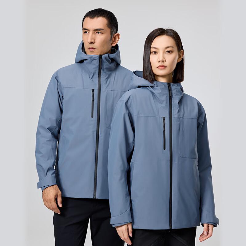 Fengmao 3-in-1 Unisex Winter Jacket with Detachable Down Liner 2XL