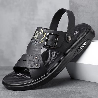 2024 Summer Men's Sandals Comfortable Soft Sole Men Slippers Outdoor Beach Shoes High Quality Men Casual Sandalias 38-46