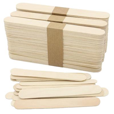 Log-colored Ice Cream Stick Popsicle Stick Household Diy Model Wooden Stick Disposable Handmade Material 50 Pieces