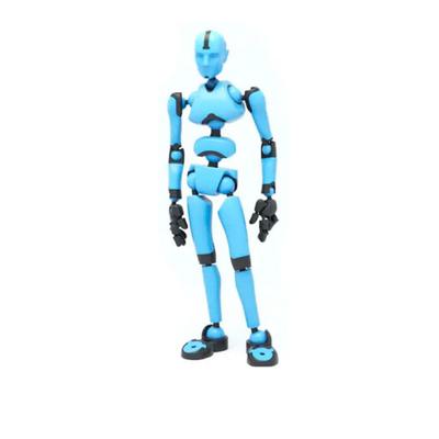 Stickybones Actionfigur mit magnetischer Kunstfigur (Blauer Himmel)