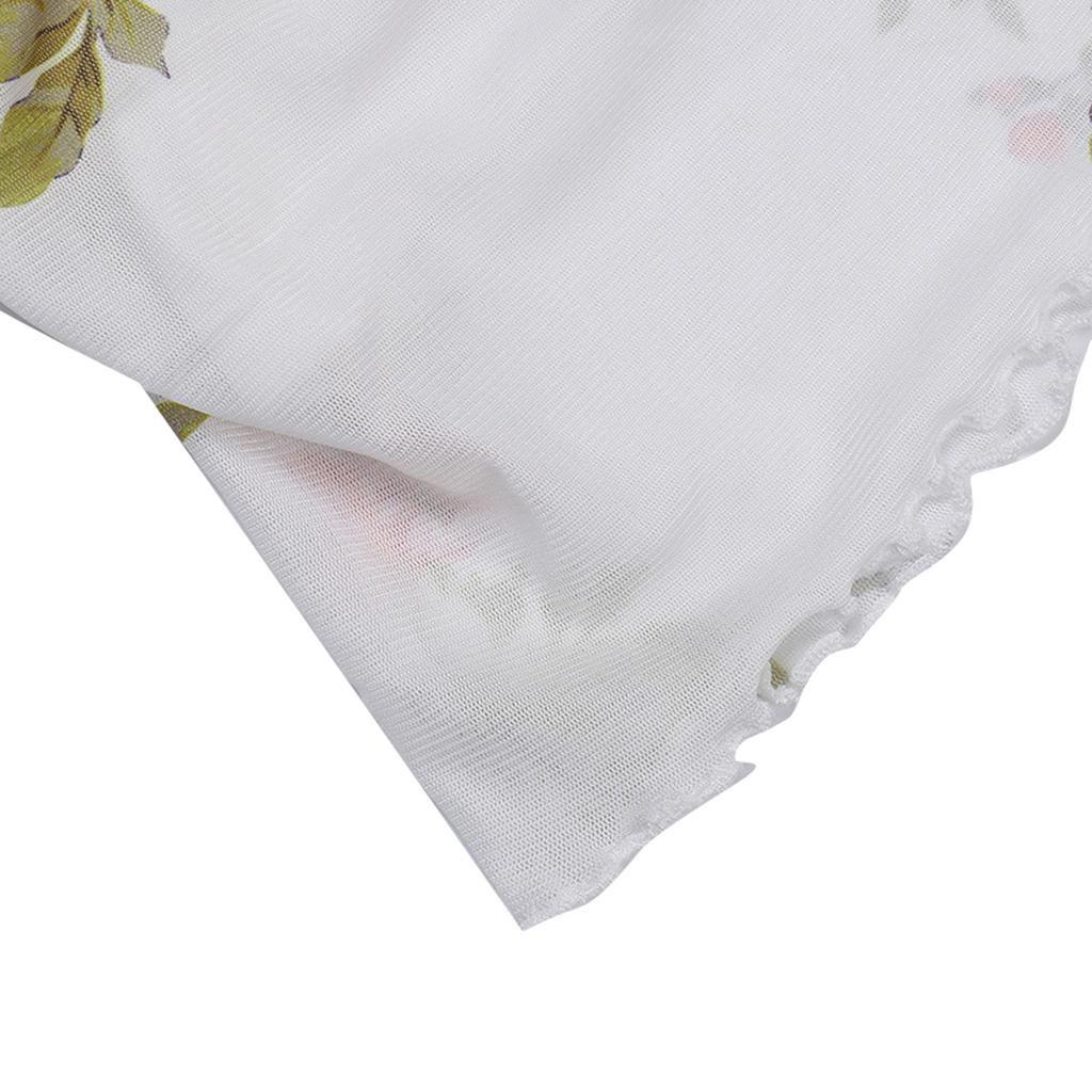 Vestido con tirantes para mujer, vestido con tirantes a la cadera, paquete de malla fruncido Floral Vintage, trajes cortos ajustados de verano para fiesta/club/bar