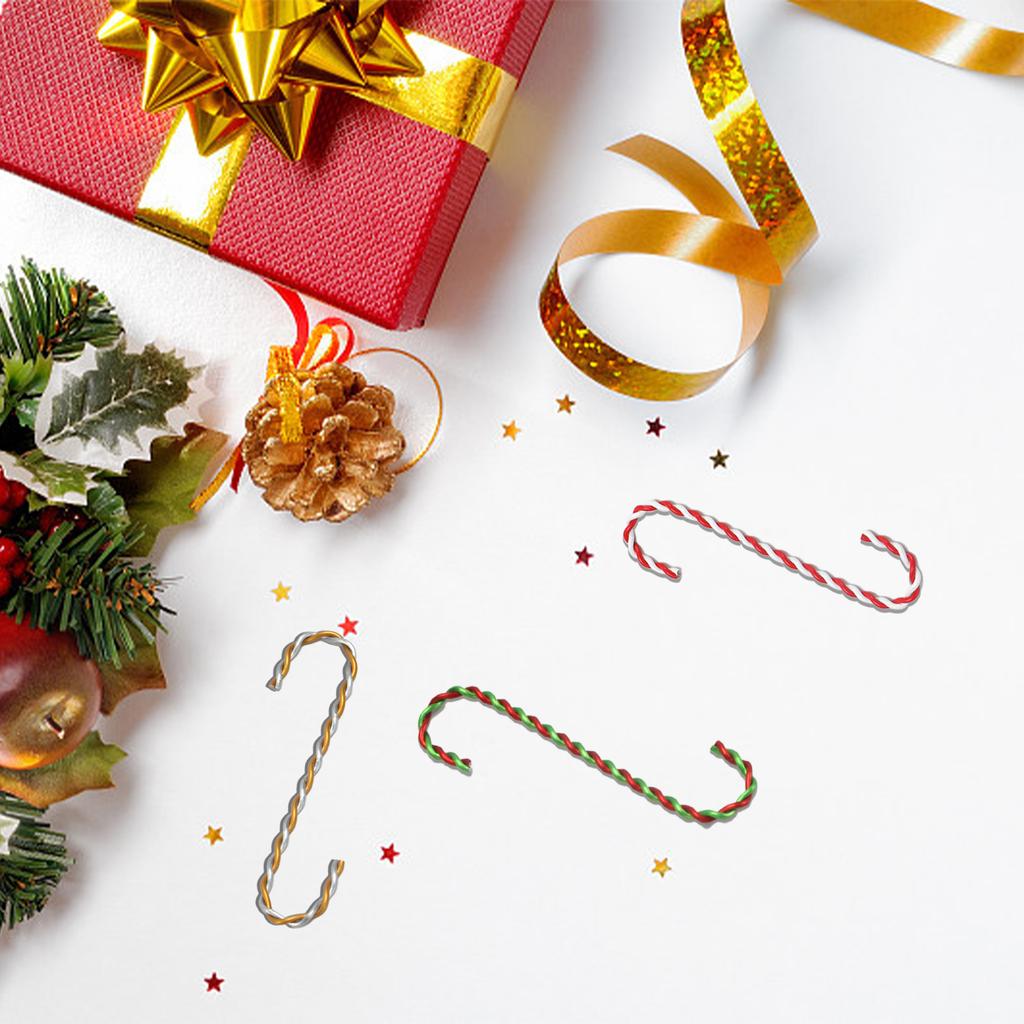 S-förmige Weihnachtskugelhaken Metall Einzigartig Exquisit Dekorative Weihnachtskugelhaken Aufhänger