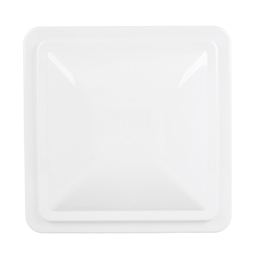 RV Roof Vent Cover UV Resistant 14 Inch Replacement Vent Lid for Camping Vehicle Trailer Motorhome White