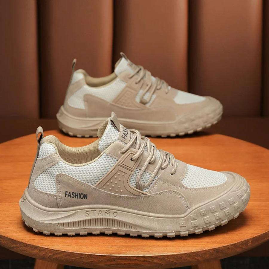 

2025 new Wear Resistant Climbing Shoes Fashion Thick Sole Sports Footwear Summer Mesh Breathable Antiskid Sneaker For Men 44 хаки