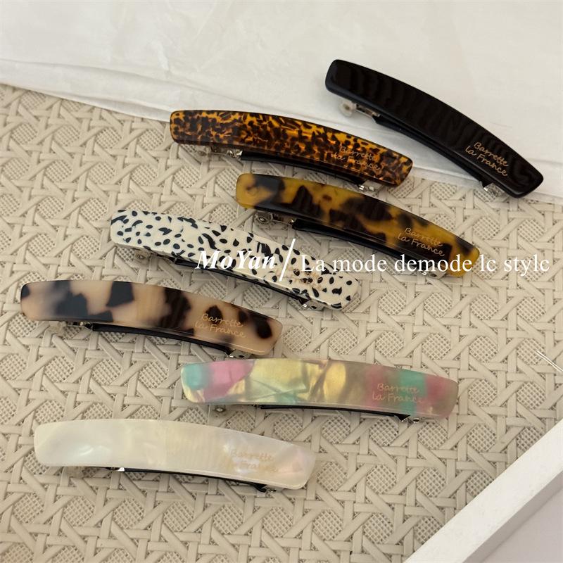 Pinza per Capelli Leggera Versatile in Acetato Stile Coreano per Code di Cavallo Eleganti e Acconciature