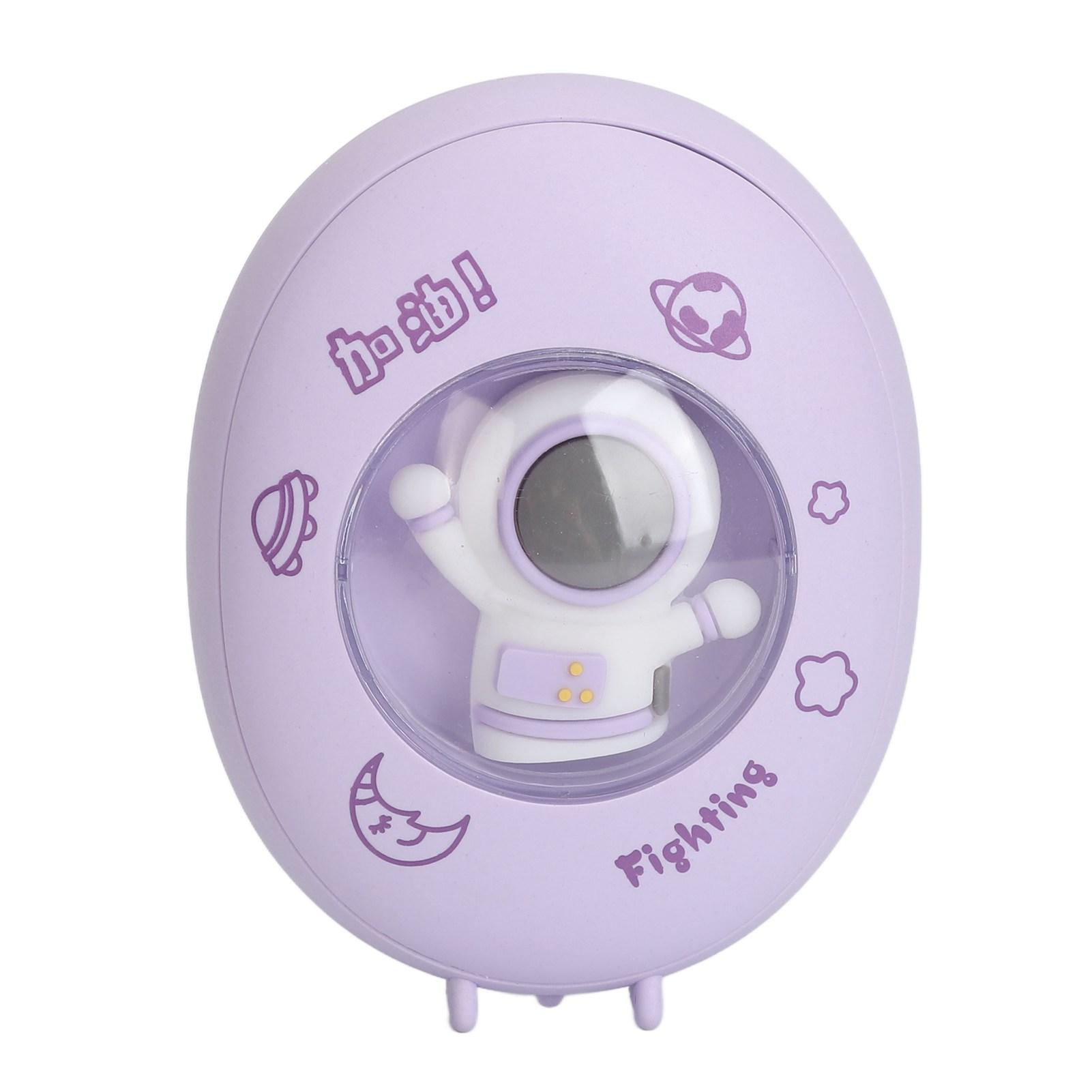 Rechargeable Hand Warmer 3 Gears USB Charging Portable Cute Cartoon Electric Hand Heater with Night Light Purple фиолетовый