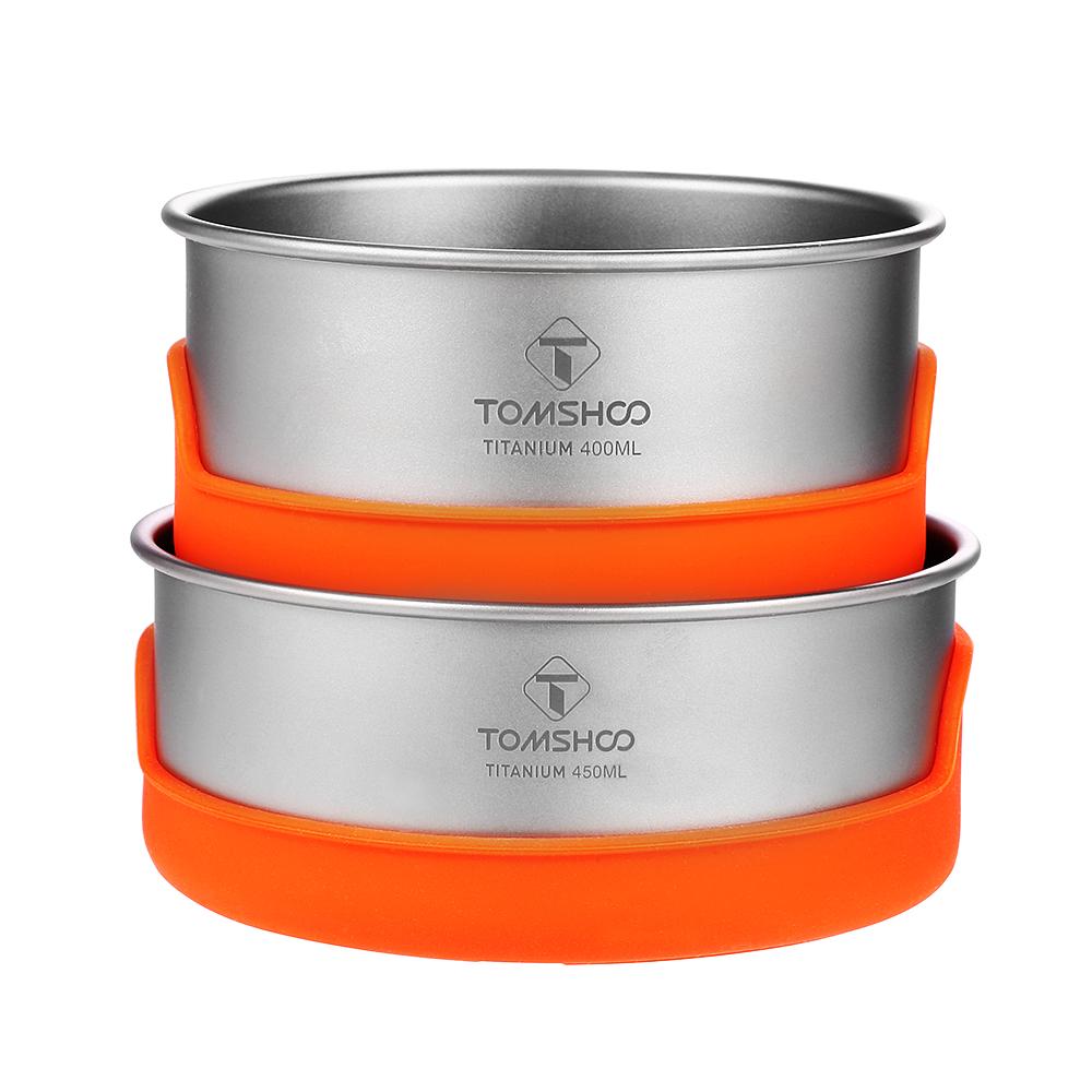 

TOMSHOO Титановые походные миски