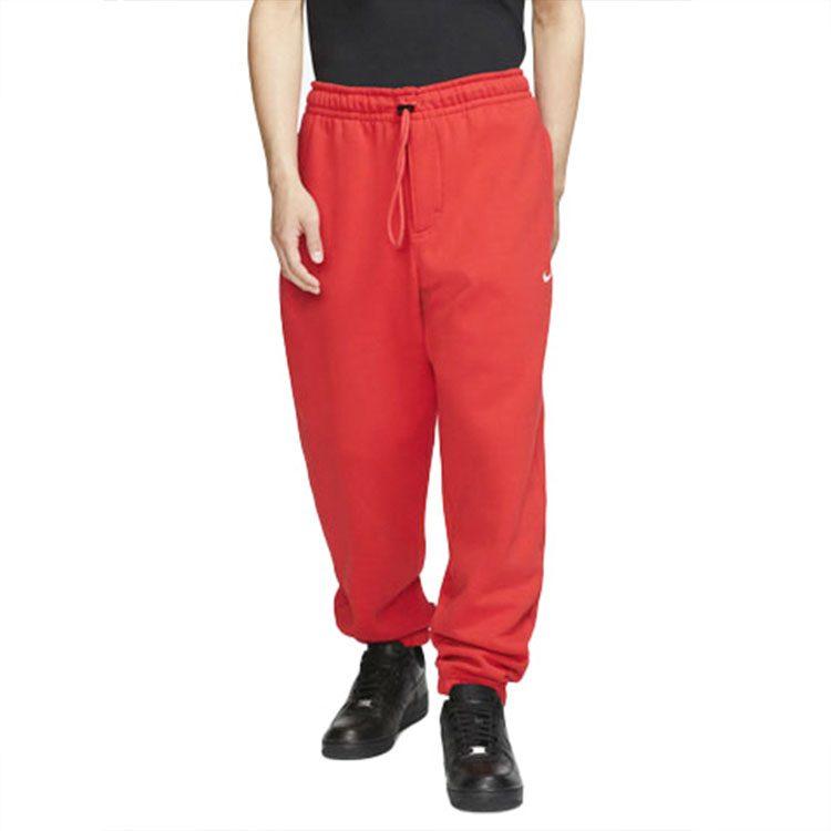Nike Casual Pants Men's University Red Thickened Cuffed Pants AV8279-657