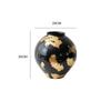 Golden Foil Decor Porcelain Vase Flower Arrangement Gold-plated Ceramic Vase Table Decoration Plant Pots Room Aesthetic Decor