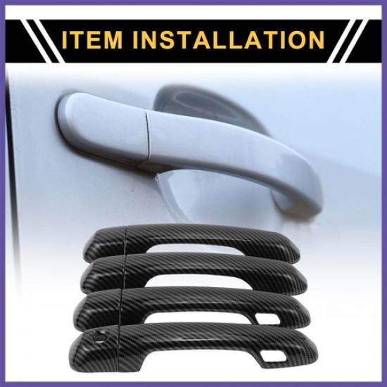 4pcs Exterior Door Handle Cover for Toyota 4Runner 10-19 with 2 Keypad