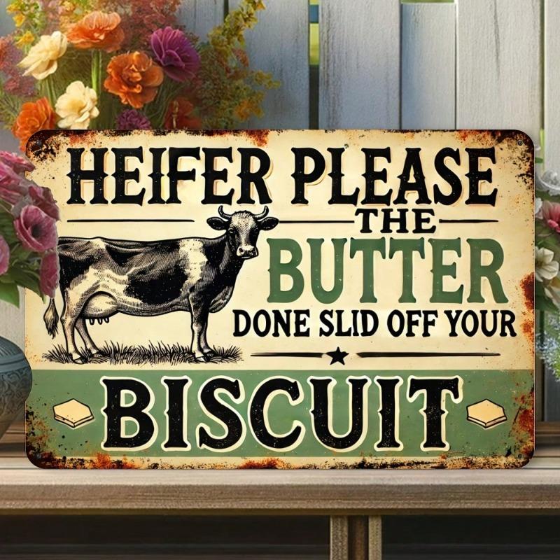 Decorative Metal Wall Sign 20x30cm