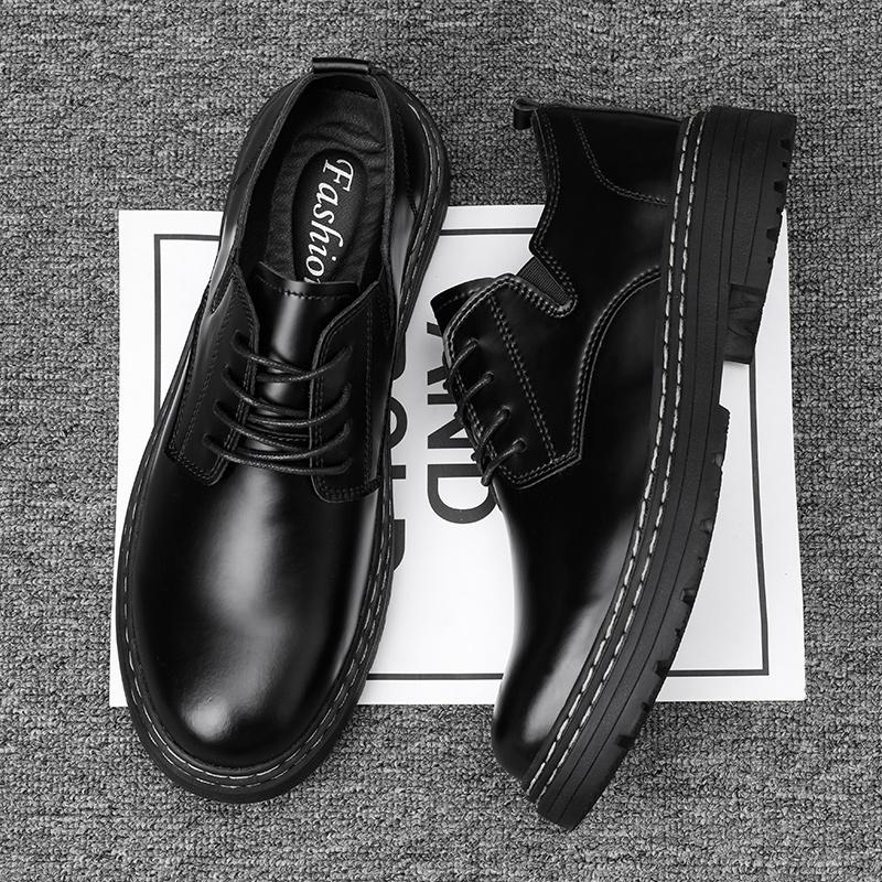 Fashion Men's Oxford Shoes Retro Luxury Leather Shoes Fashion Breathable Sneakers Handmade Platform  Boot New Casual Shoes for Men