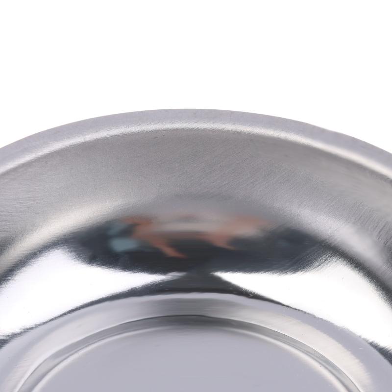Circular Magnetic Parts Bowl 3"/4"/6" Magnetic Tray Screw Storage Tray Stainless Steel Tools Tray For Auto Suction Pad Tools