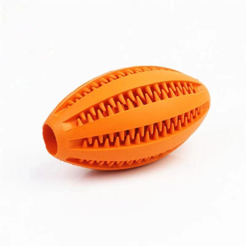 

Саморазвлекающийся и Скучный Мяч для Лакомств, Жевательный Прорезыватель, Резиновый Эластичный Мяч, Игрушка для Бордер Колли, Интерактивный Мяч-Дразнилка для Собак Small оранжевый