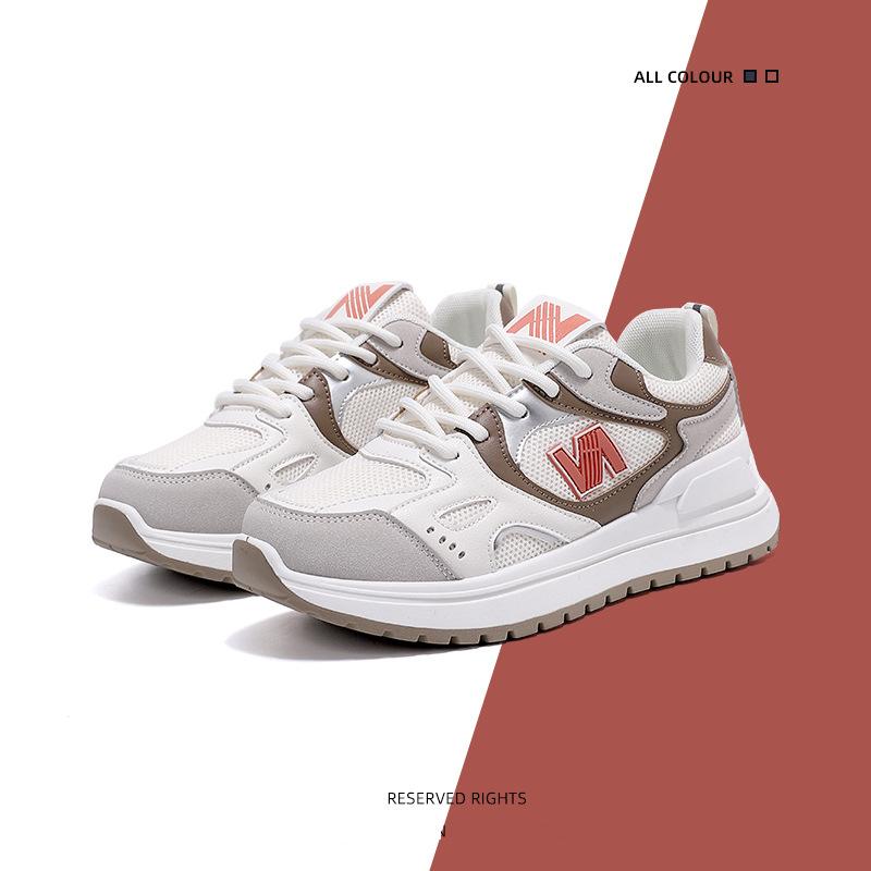 New ladies casual sneakers -Outdoor travel breathable cool lightweight comfortable fashion non-slip soft elastic shock absorption shoes