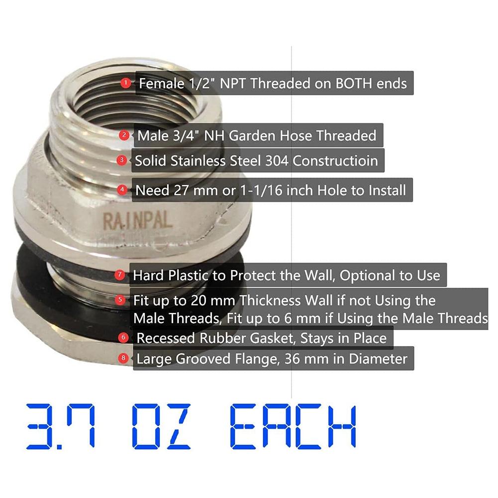 Homebrew Bier Schwallblech Tankanschluss Herstellung 1 Stück