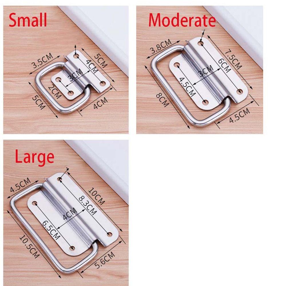 Folding Tool Box Handle Pull Case Handle Simple Cabinet Folding  Handle  Cupboard
