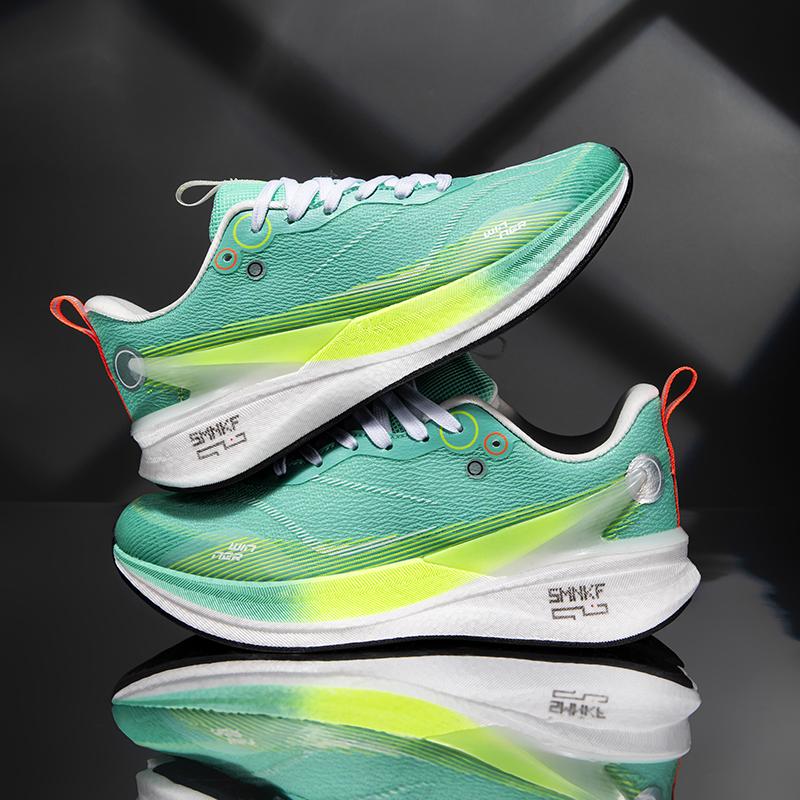 Scarpe da Ginnastica Sportive Uomo Donna Scarpe da Uomo Donna Piastra in Carbonio Design Vuoto Corsa Maratona Corsa Ammortizzanti Atletica Allenamento