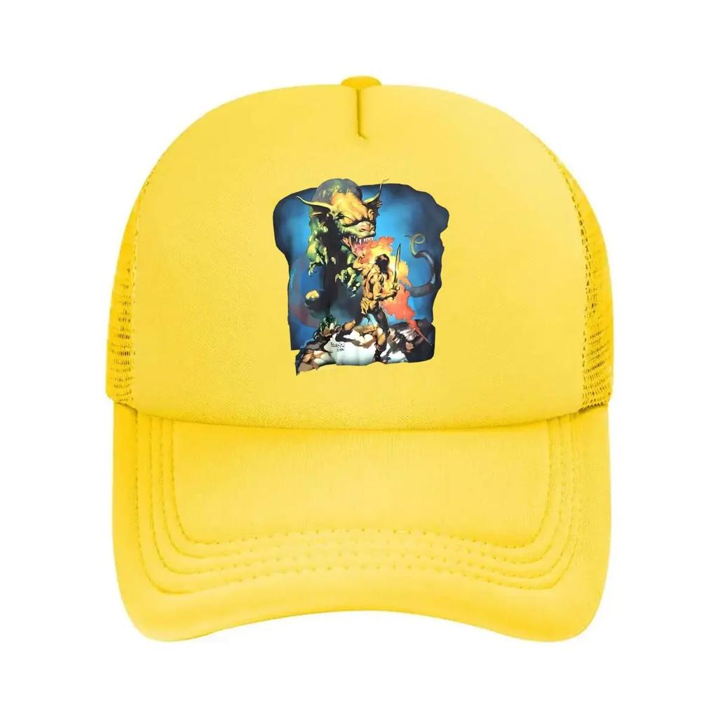 Monster Battle Anime Action Design Mesh Baseball Cap