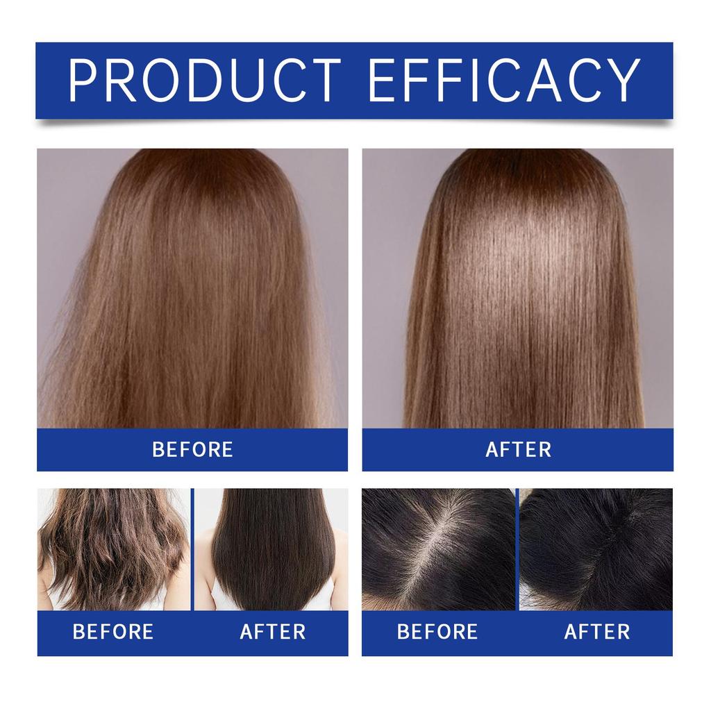 Blue Copper Peptide Conditioning Serum Nourish Frizzy Hair Smooth & Shine Moisturizing Conditioning Oil