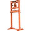 Hydraulic, 12 Ton H-Frame Floor, Stamping Plates, Adjustable Working Table Height for Bending or Straightening Metal, Garages, or Homes Shop Press,