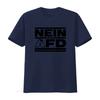 Anti AFD Protest T Shirt Nein Zur Rechtewellebrechen Gegen Rechts Und Nazis Für Demokratie Stylish Design vintage Washed
