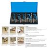Multiple Sized Thread Repair set 131pcs with High Speed Steel Inserts Precisions Thread Repair set for Mechanical Fixes