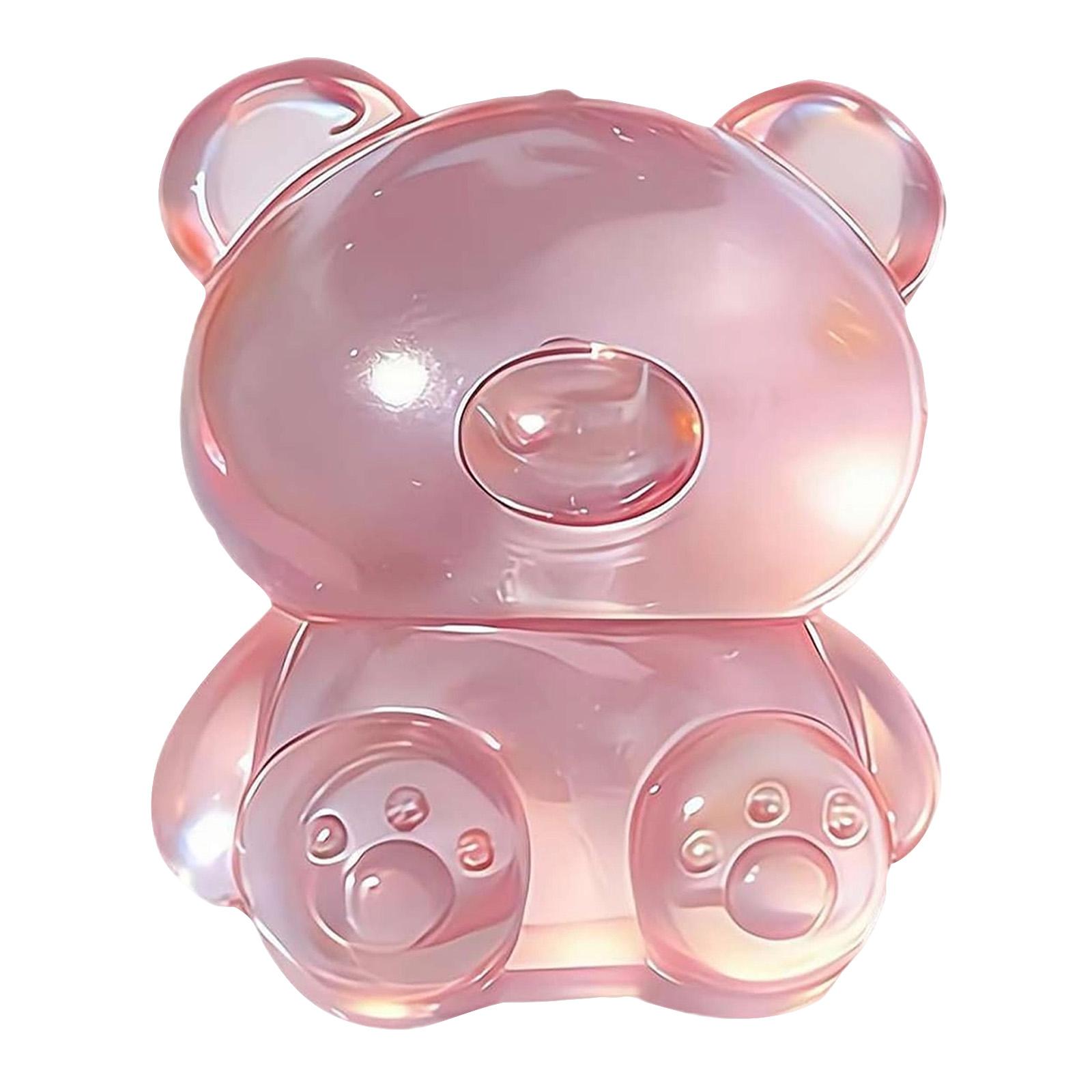 

Pinch Toys For Kids Bear Shaped Slow Elastic One Size рожевий