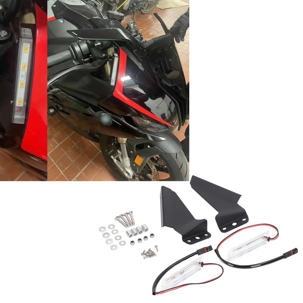Motorcycle Front Mirror LED Lamp Turn Signal Indicator Light for S1000RR 2019?2022