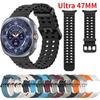 Силіконовий ремінець для Samsung Galaxy Watch Ultra 2025 47 мм Дихаючий браслет Correa Galaxy Watch Ultra 47mm Ремінець